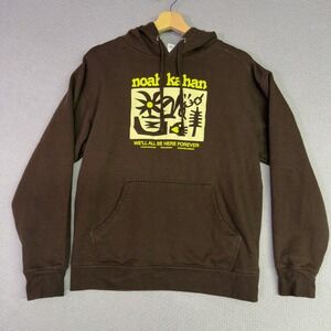 Noah Kahan Hoodie Medium 2024 Brown We'll All Be Here Forever Tour Sweatshirt